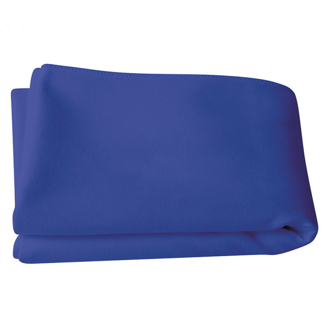 SERVIETTE MICROFIBRE PUBLICITAIRE 70x140 CM 'POLLY'  - bleu royal