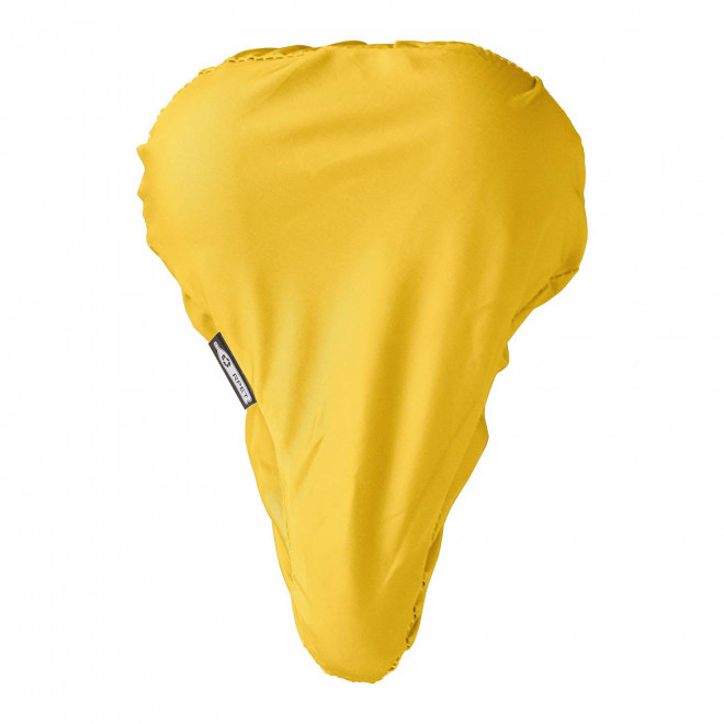 COUVRE SELLE PUBLICITAIRE POUR VELO 'BYPRO RPET' - jaune