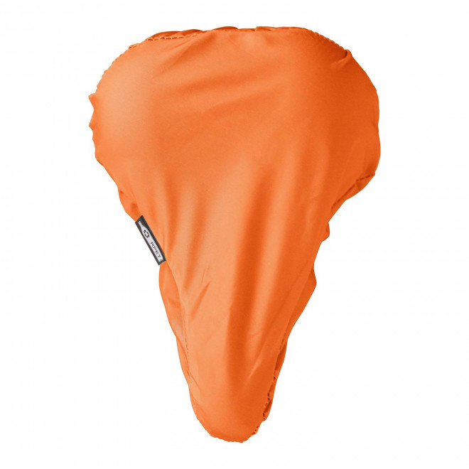 COUVRE SELLE PUBLICITAIRE POUR VELO 'BYPRO RPET' - orange