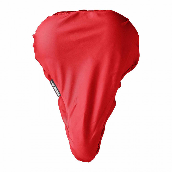 COUVRE SELLE PUBLICITAIRE POUR VELO 'BYPRO RPET' - rouge