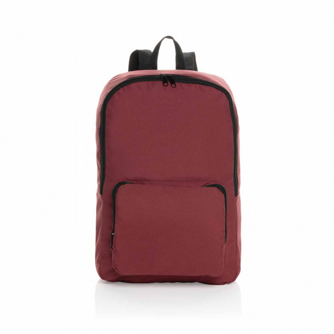 SAC A DOS PLIABLE PERSONNALISABLE EN RPET 'HARDINE BAG' - rouge