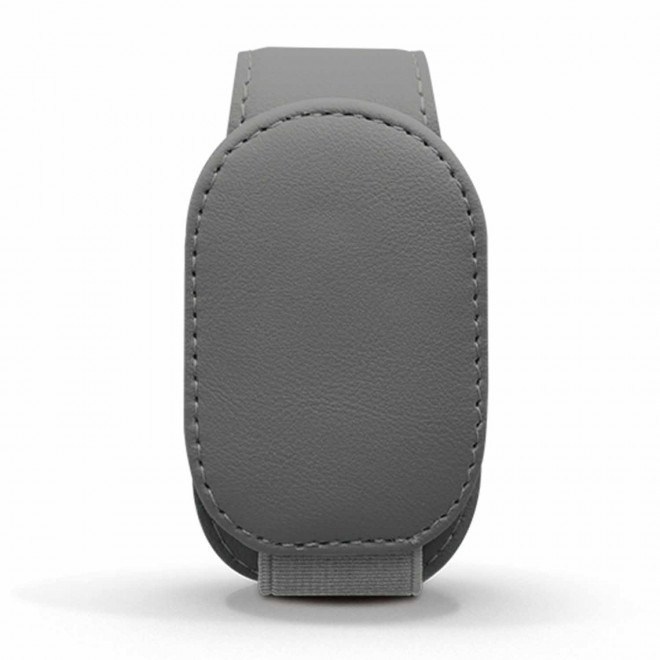 SUPPORT PERSONNALISABLE LUNETTE POUR PARE-SOLEIL 'PALOTO' - gris