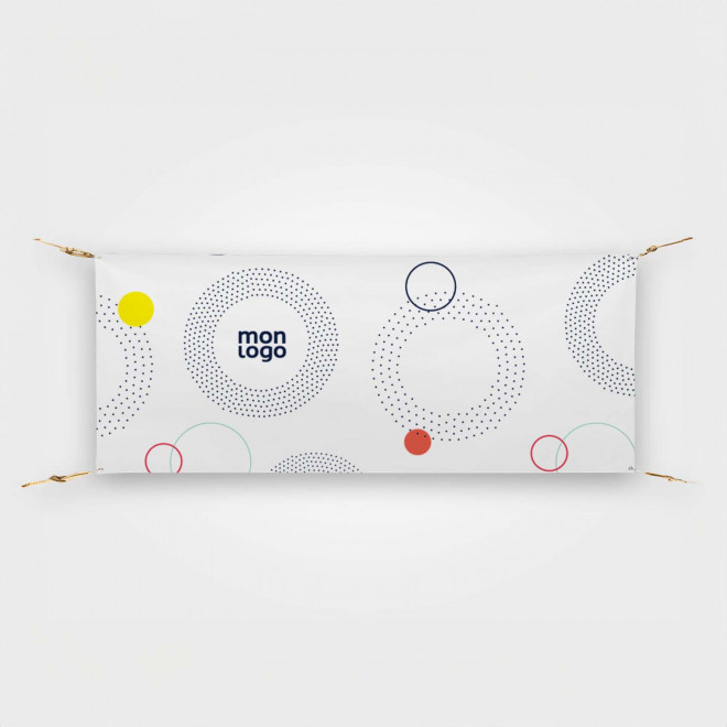 BANDEROLE POUR BARRIERE PERSONNALISABLE 'REKLAM VAUBAN' - 200 x 80 cm