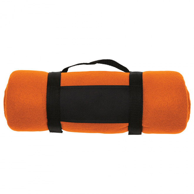 PLAID POLAIRE PUBLICITAIRE 'ODENSE' 180 GR/M² - orange