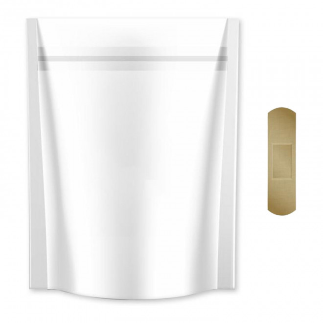 PANSEMENTS POCHETTE BLANC PERSONNALISABLE 'PENSA 10' - bamboo