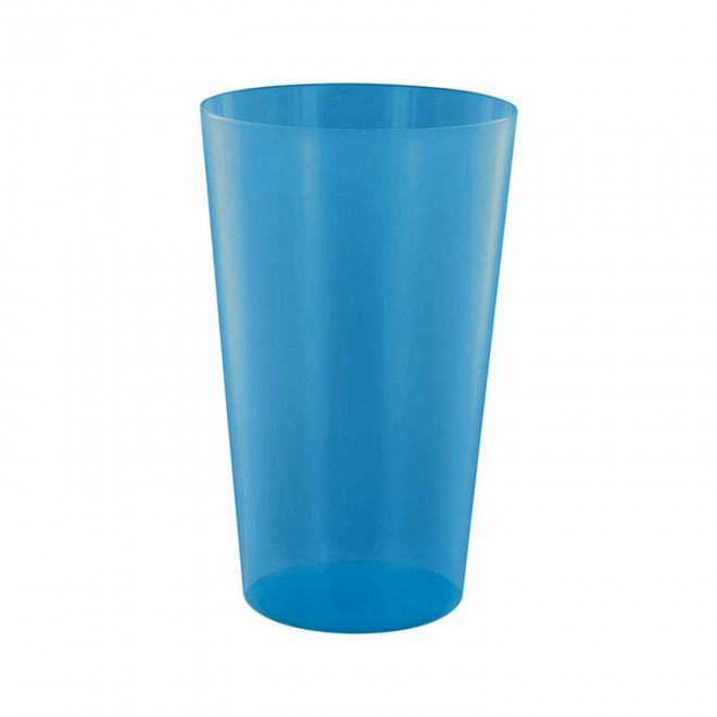 RAPIDE 4J - GOBELET MIF RÉUTILISABLE PERSONNALISÉ 30 CL 'CUPY' - bleu transparent