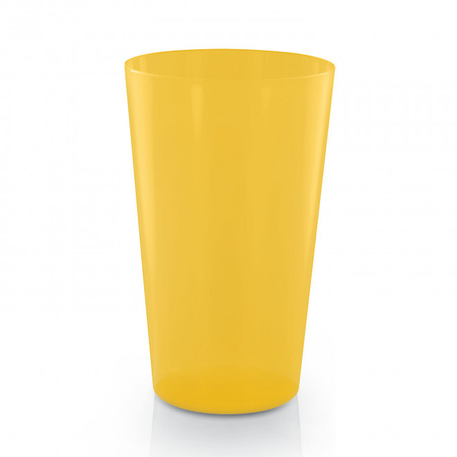 RAPIDE 4J - GOBELET MIF RÉUTILISABLE PERSONNALISÉ 60 CL 'CUPY' - jaune transparent