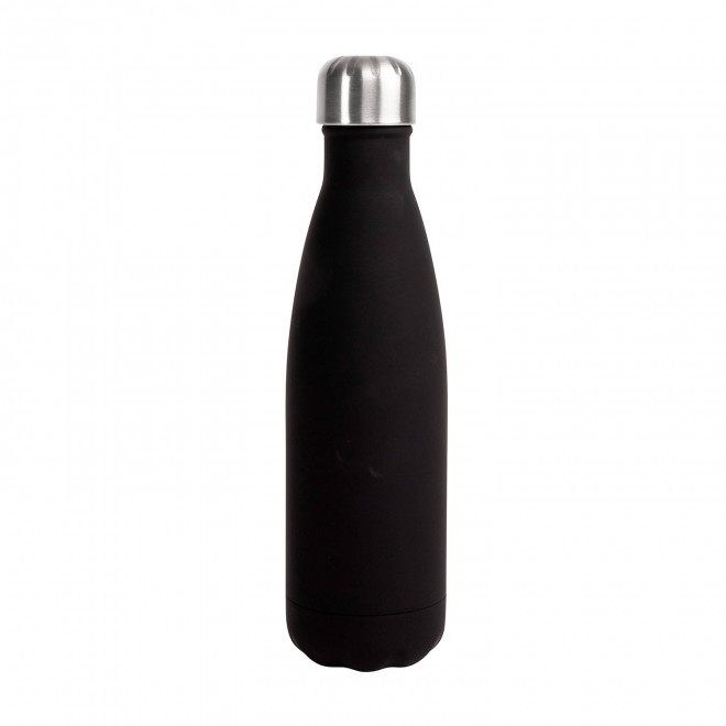 BOUTEILLE ISOTHERME PERSONNALISABLE 500ML 'ASTRIO SOFT' - noir