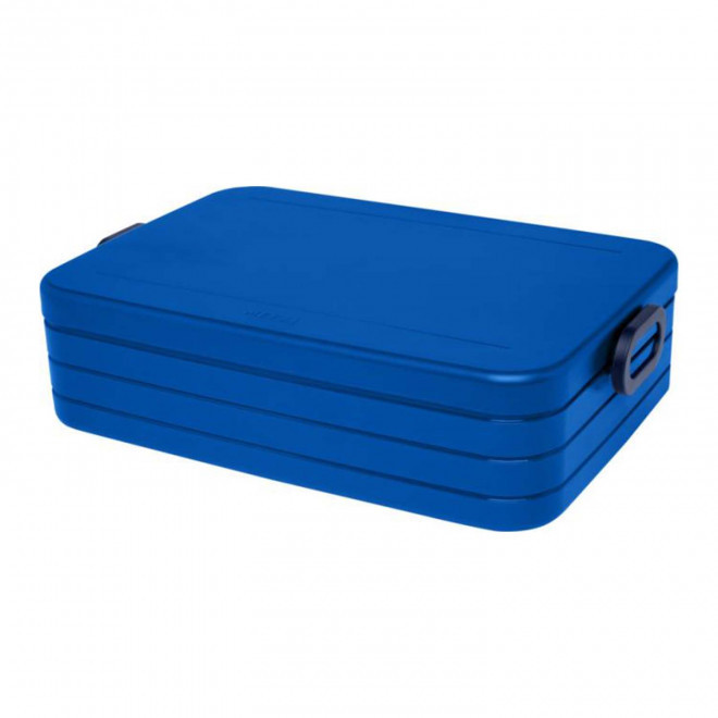 RAPIDE 4J - LUNCH BOX PERSONNALISABLE PLASTIQUE 1,5L 'OPONY MAX' - bleu royal
