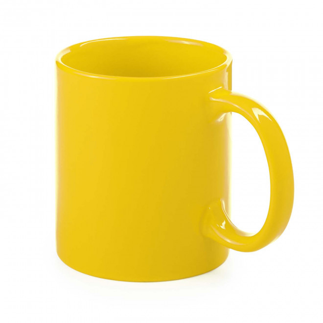 MUG PERSONNALISABLE 370ML 'MANY COLOR' - jaune