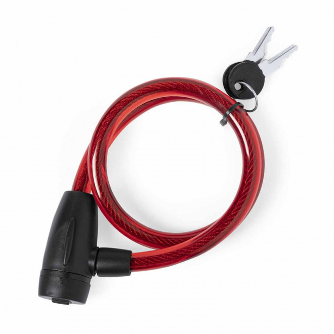 CADENAS A VELO PERSONNALISABLE 'NESTO' - rouge