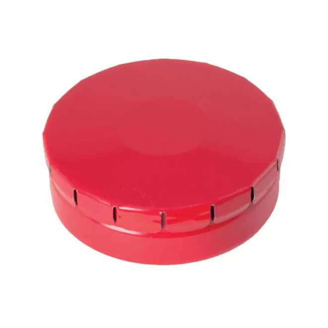 BOÎTE À BONBONS PUBLICITAIRE 'CLIC CLAC EUROPE' - rouge