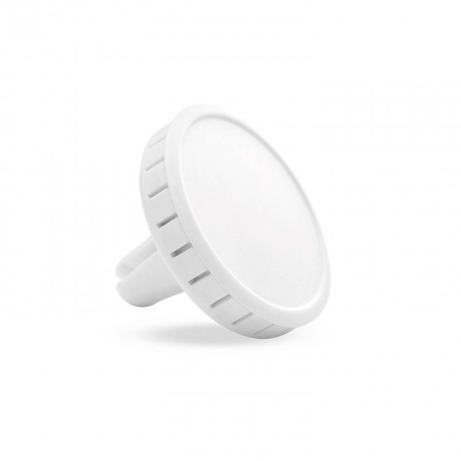 DESODORISANT VOITURE ROND PERSONNALISABLE 'LOHNA' - blanc