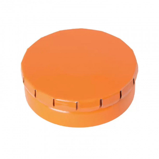 BOÎTE À BONBONS PUBLICITAIRE 'CLIC CLAC EUROPE' - orange
