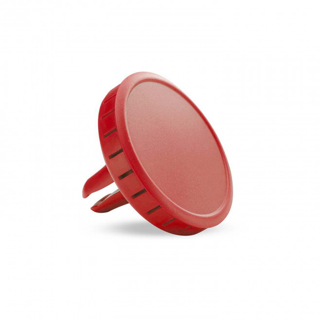 DESODORISANT VOITURE ROND PERSONNALISABLE 'LOHNA' - rouge