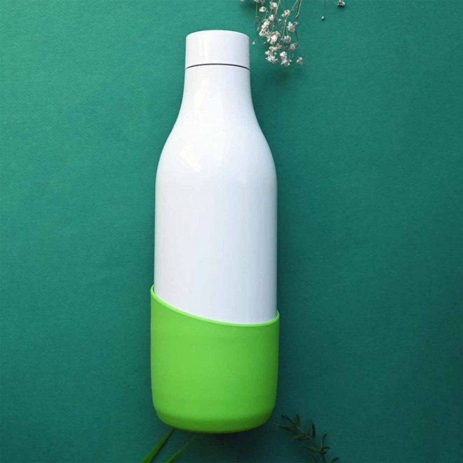 BOUTEILLE ISOTHERME PERSONNALISABLE MIF 500ML 'USTRAL' - vert clair