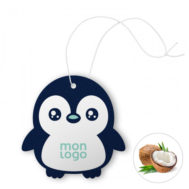 DESODORISANT VOITURE PERSONNALISABLE 'KENDO FORME' - noix de coco