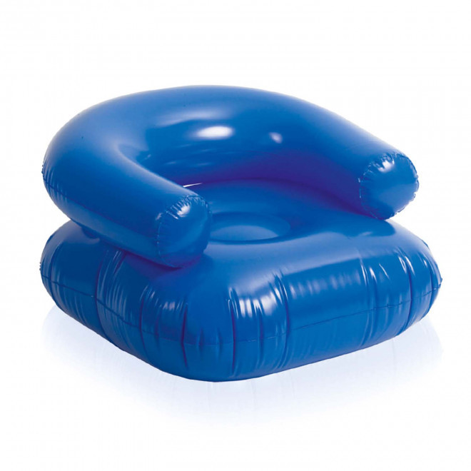 FAUTEUIL PERSONNALISABLE GONFLABLE 'NOJA' - bleu