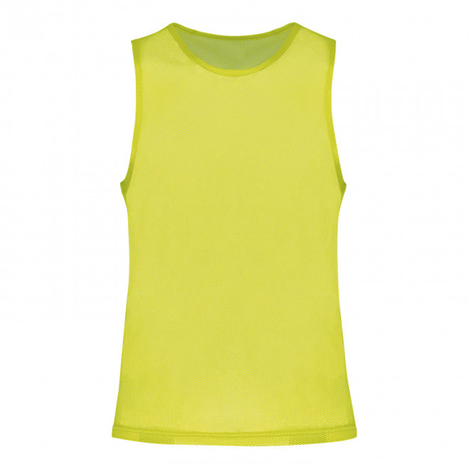 CHASUBLE DE SPORT ADULTE PERSONNALISABLE 'PROACTO' - jaune fluo