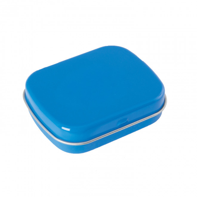 BOITE CHARNIERE BONBONS PERSONNALISABLE 'WIMO' - bleu clair