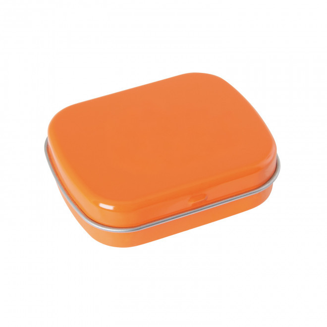 BOITE CHARNIERE BONBONS PERSONNALISABLE 'WIMO' - orange