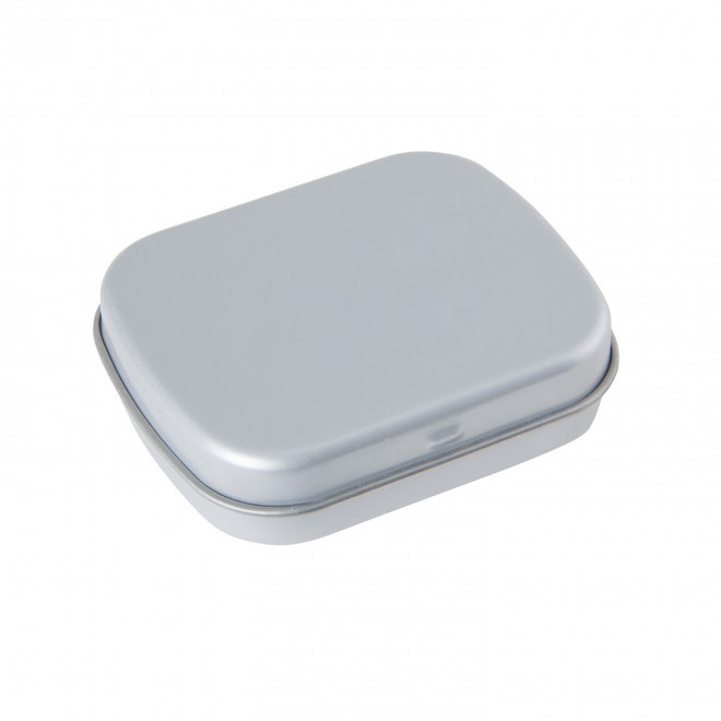 BOITE CHARNIERE BONBONS PERSONNALISABLE 'WIMO' - gris clair