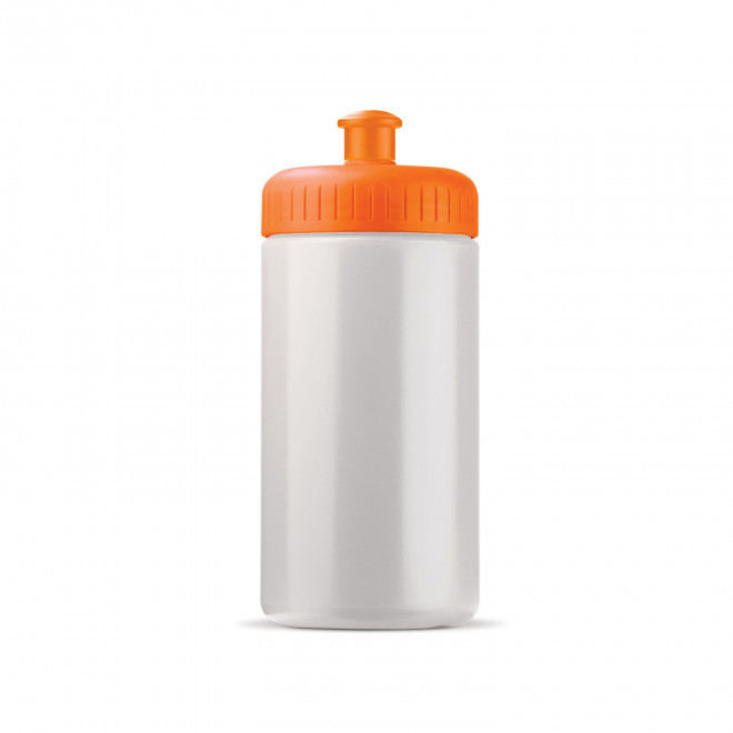 RAPIDE 4J - GOURDE PERSONNALISABLE 500ML CORPS OPAQUE BLC BIO 'TRAIL' - orange