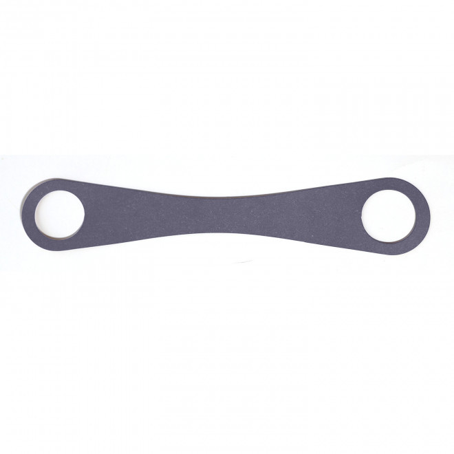 LANIERE GOURDE EN CUIR RECYCLE PERSONNALISABLE MIF 'BOTIA' - lilas