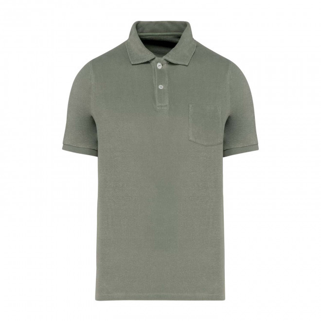 POLO EPONGE HOMME PERSONNALISABLE 'SPONGE SPIRIT' - kaki