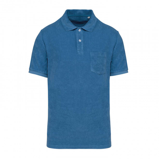 POLO EPONGE HOMME PERSONNALISABLE 'SPONGE SPIRIT' - bleu