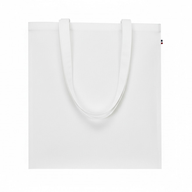 TOTE BAG PERSONNALISABLE MADE IN FRANCE 'THOMAS' - blanc