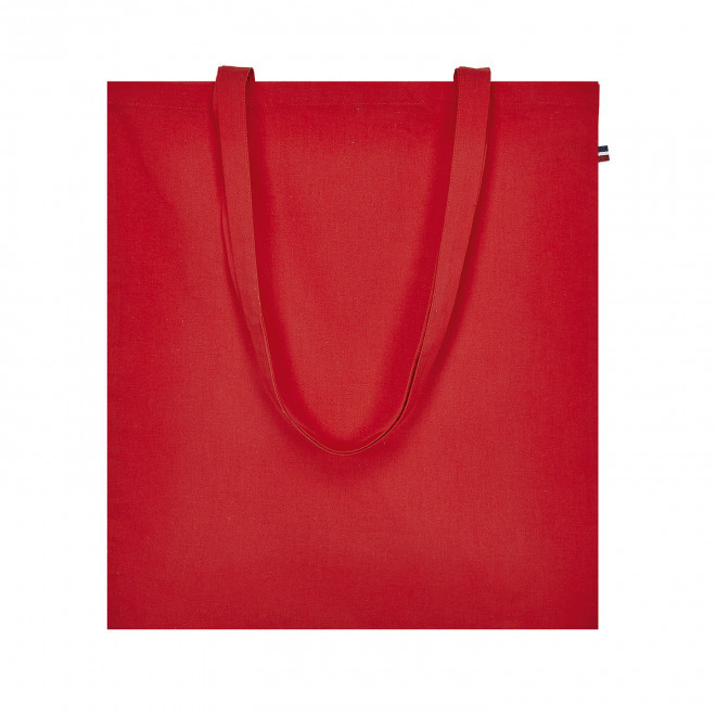 TOTE BAG PERSONNALISABLE MADE IN FRANCE 'THOMAS' - rouge