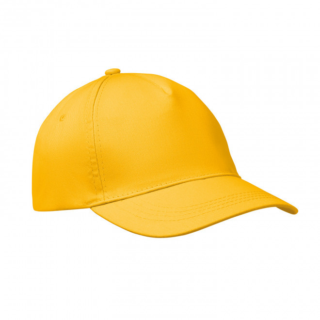 CASQUETTE 5 PANS PERSONNALISABLE 'CAP QUADRA VISOR' - orange clair