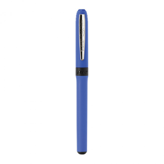 STYLO PROMOTIONNEL BIC® 'GRIP ROLLER' - bleu royal