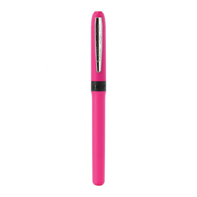 STYLO PROMOTIONNEL BIC® 'GRIP ROLLER' - rose