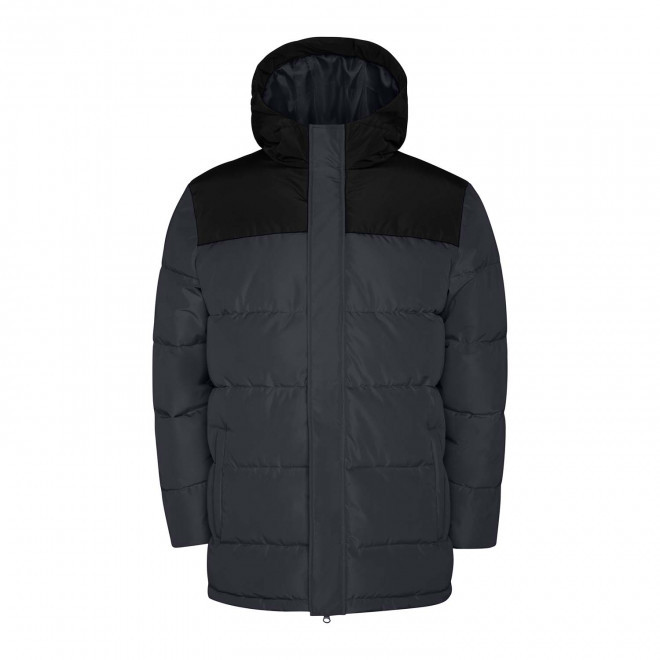 DOUDOUNE BICOLOR PERSONNALISABLE 'TALINO' - noir/charbon