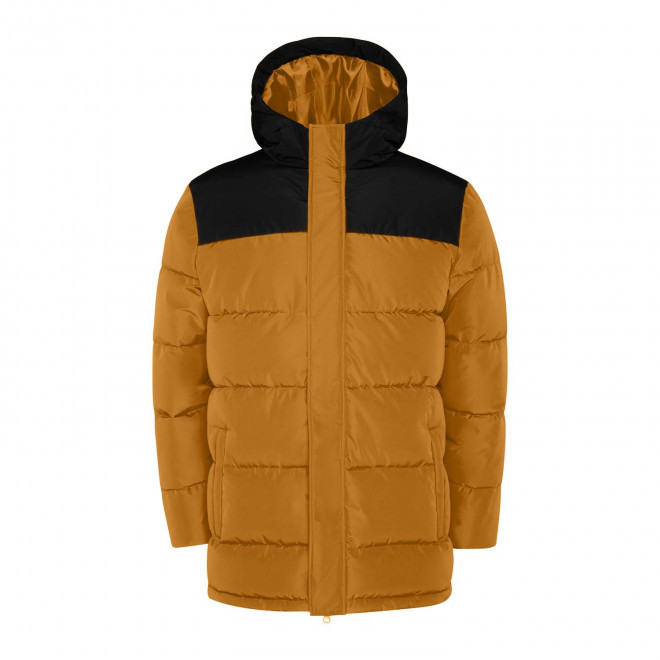 DOUDOUNE BICOLOR PERSONNALISABLE 'TALINO' - moutarde/noir