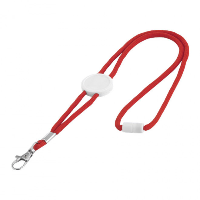 TOUR DE COU PUBLICITAIRE ROND 'LUNDURO' - rouge