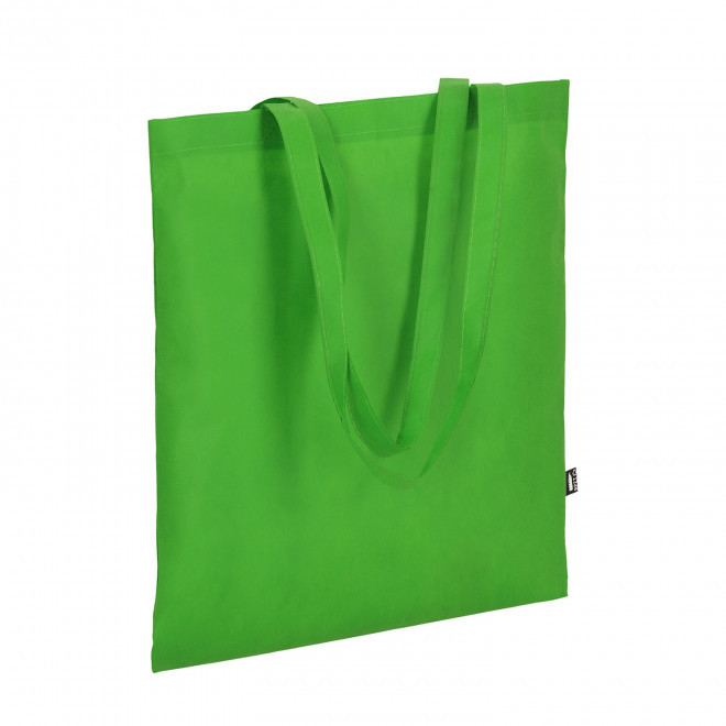 TOTE-BAG PUBLICITAIRE AVEC ANSES LONGUES 'BONITO RPET' - vert pomme