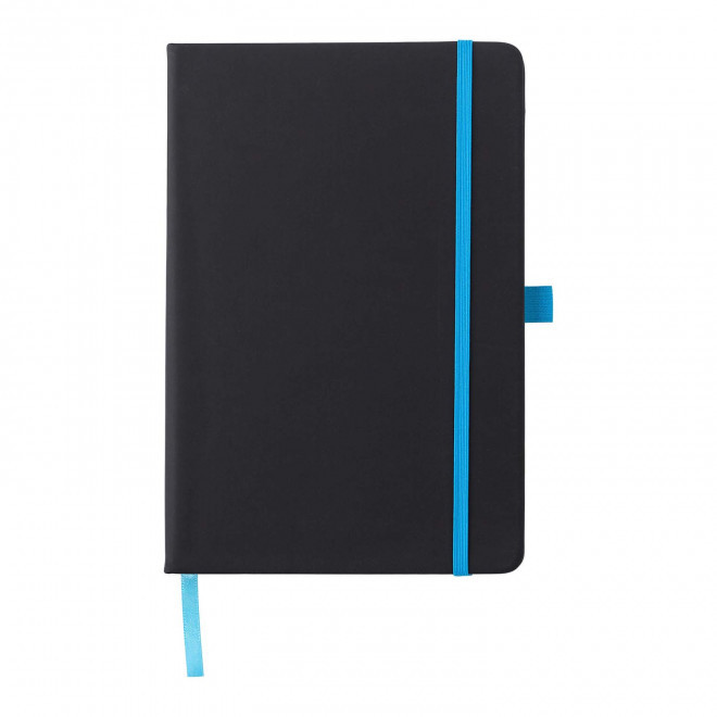 CARNET RIGIDE PUBLICITAIRE A5 'LEVENTO' - bleu clair