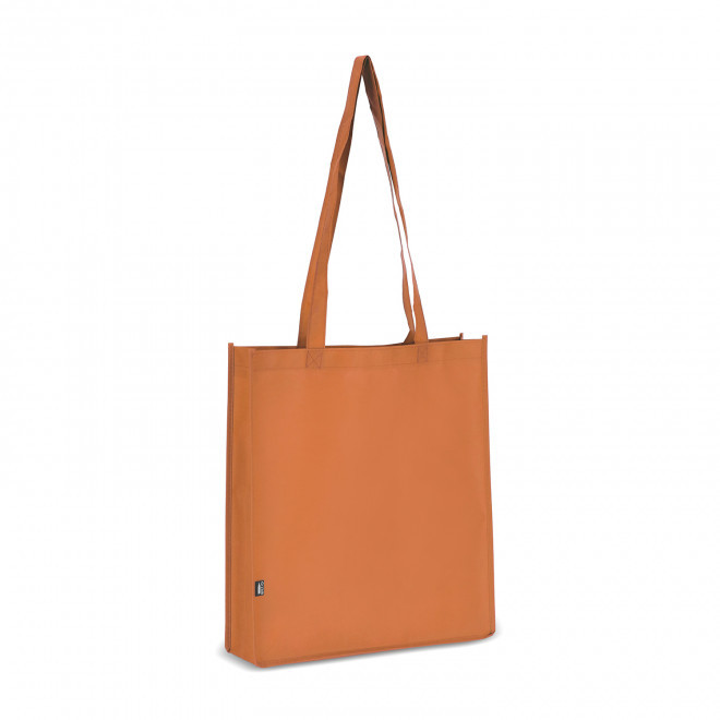TOTE-BAG PUBLICITAIRE AVEC ANSES LONGUES 'LISBOA RPET' - orange