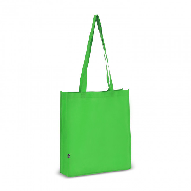 TOTE-BAG PUBLICITAIRE AVEC ANSES LONGUES 'LISBOA RPET' - vert pomme