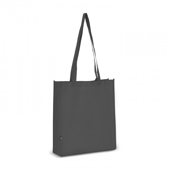 TOTE-BAG PUBLICITAIRE AVEC ANSES LONGUES 'LISBOA RPET' - gris