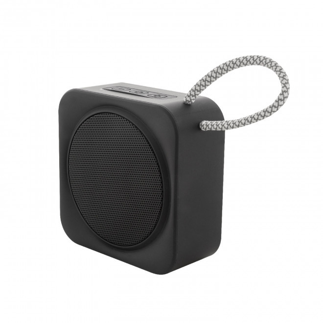 MINI ENCEINTE SANS FIL PERSONNALISABLE 'CUBO' - noir