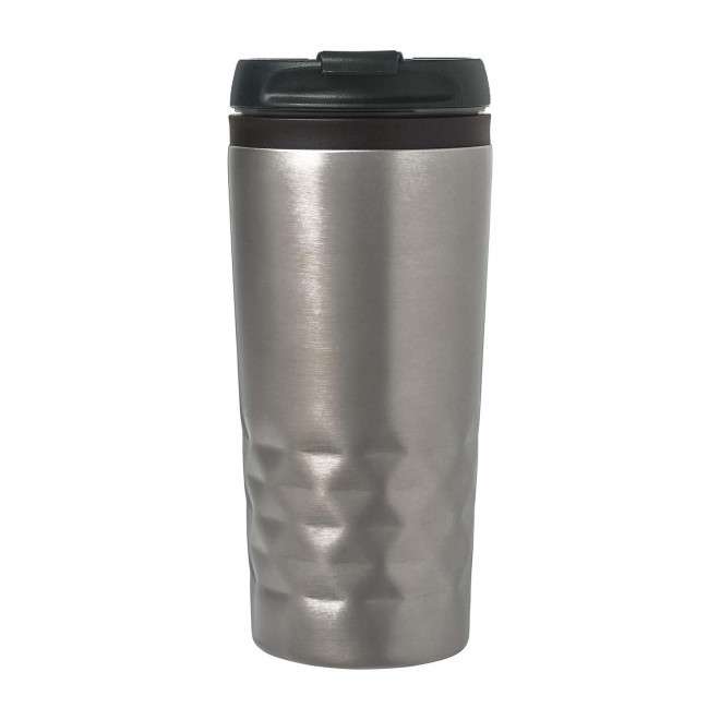 MUG ISOTHERME 300ML PERSONNALISABLE 'PRISME' - argenté