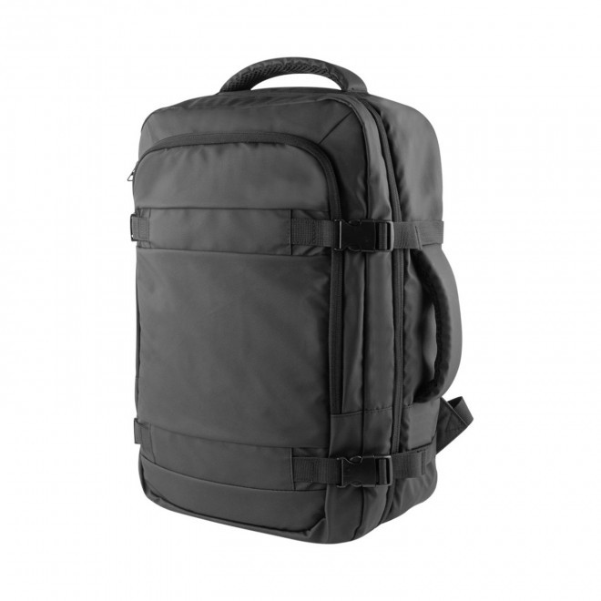 SAC A DOS CABINE PERSONNALISABLE EN PU 'SEROS' - noir