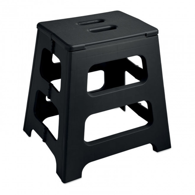 TABOURET PORTABLE PERSONNALISABLE 'JAKI' - noir