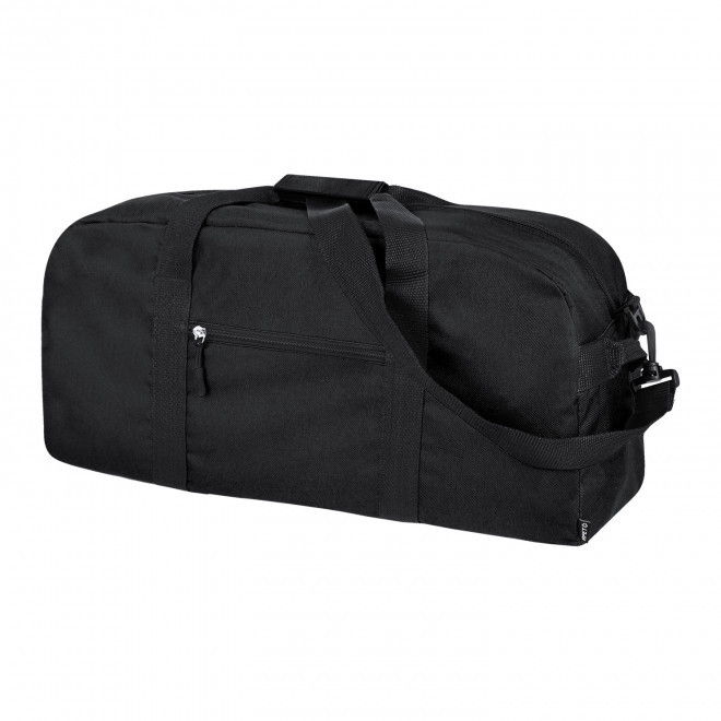 SAC DE SPORT EN RPET PERSONNALISABLE 'PILTO' - noir