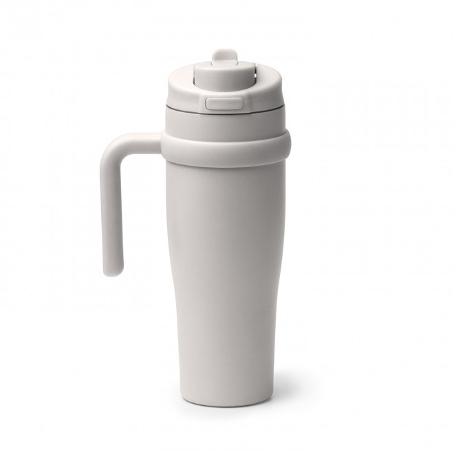 MUG NOMADE ISOTHERME 900ML PERSONNALISABLE 'VERSATI' - blanc