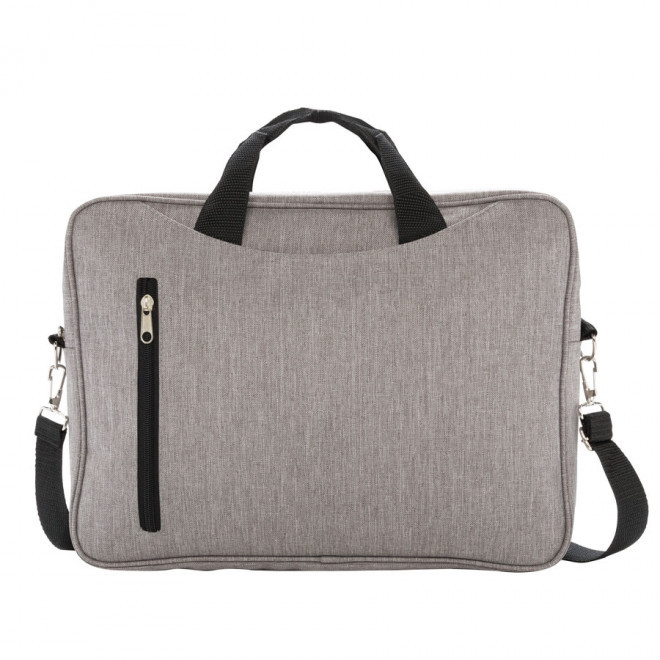 SACOCHE PERSONNALISÉE POUR ORDINATEUR 15" 'FARGO' - gris